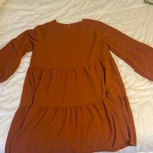 Tunic Orange Dress